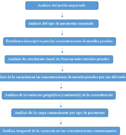 Figura 5. Etapas del proceso de análisis de la información 