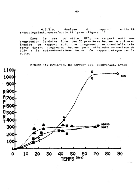 FIGURE  11:  EVOLUTION  DU  RAPPORT  a c t .   ENOOPG/act. LYRSE 