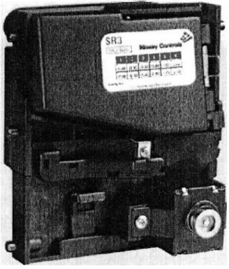 Fig.  3.4 Aceptador o Validador de monedas 