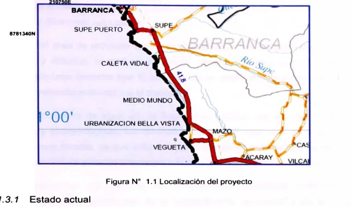 Figura N º  1.1  Localización del proyecto 