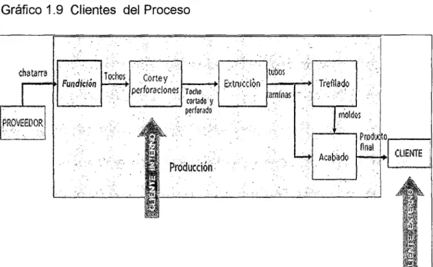 Gráfico 1.9  Clientes  del  Proceso 