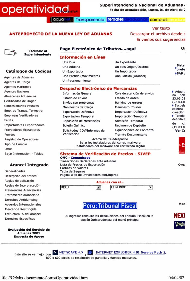 Tabla de Seguros 