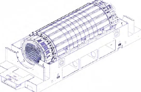 Figura 3.5  Bases del generador  3.4.6  Armadura del Generador 