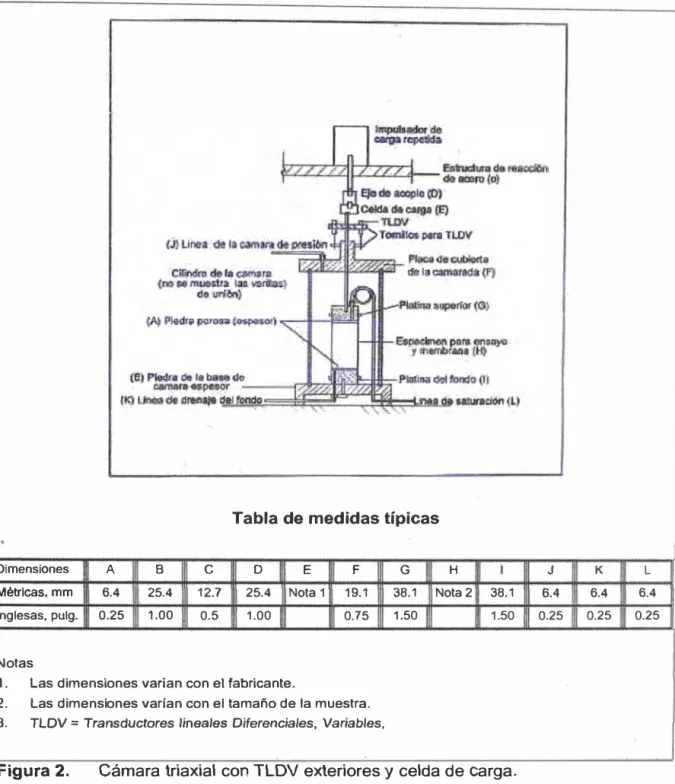 Tabla de medidas típicas 