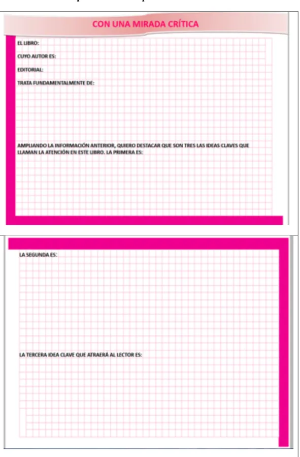Cuadro 4. Formato para elaborar el primer borrador del comentario 