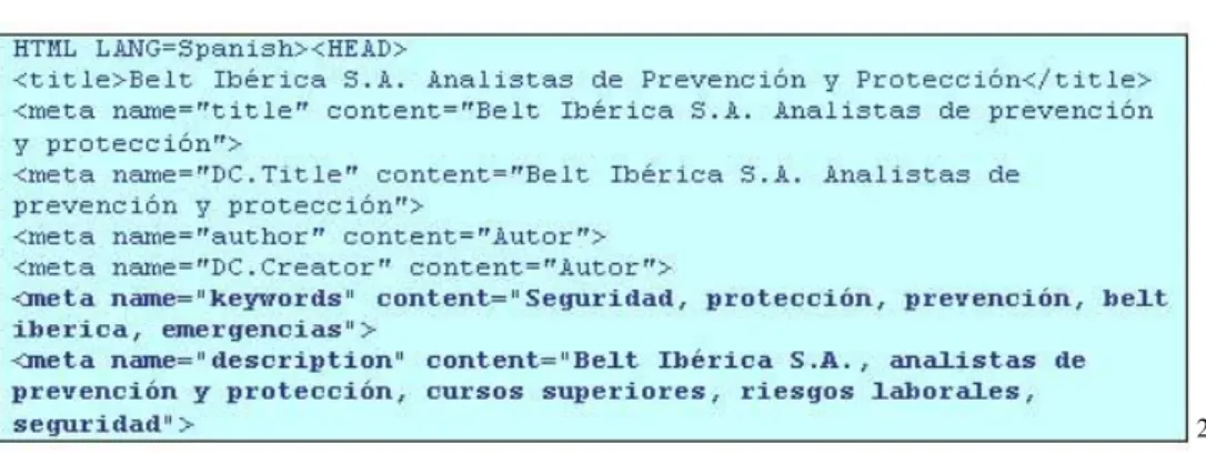 Figura 2. Metanames.                                                             