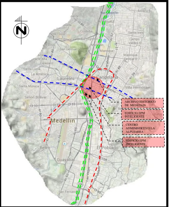 FIGURA 2: Mapa de Medellín-Colombia 