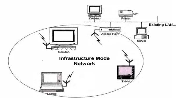 Figura 2.1: Red de la modalidad de infraestructura 