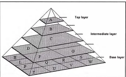 Fig. 2.10  Niveles de la Estructura Piramidal 