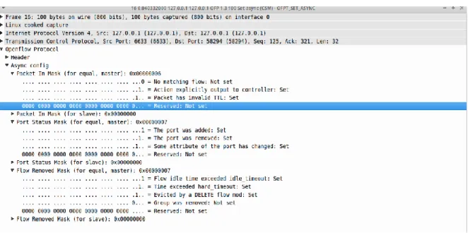 Figura 20. Mensaje Set Async Configuration  