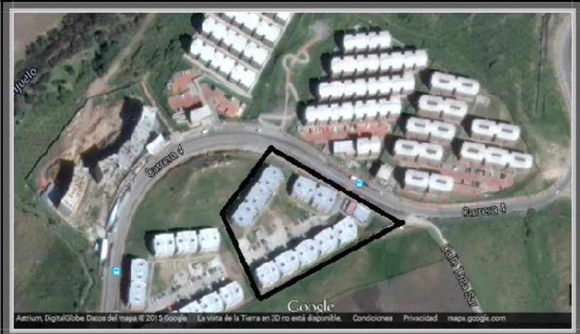 Ilustración 2 Imagen aérea de conjunto residencial Mirador de Usme 2 