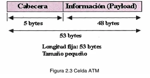 Figura 2.3 Celda ATM 