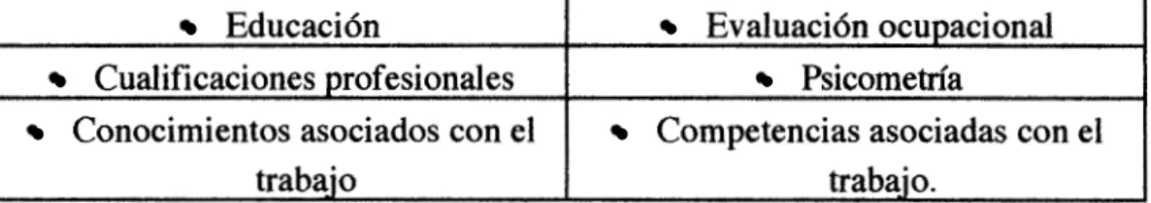 Cuadro  3.  Resumen  de  los  activos  centrados  en  el  individuo. 