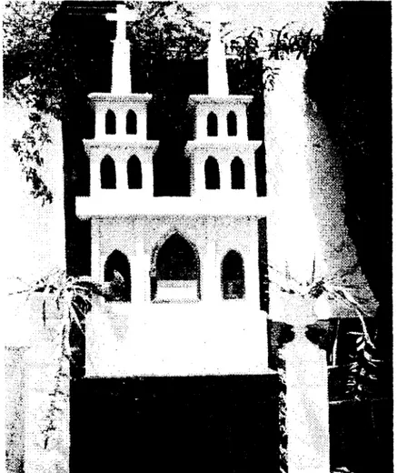 Figura  12.  Bromelias usadas para  adornar altares religiosos. 