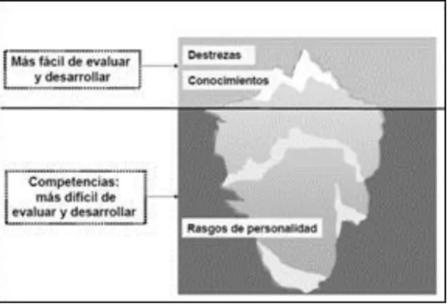 Figura N°.1 Modelo de Iceberg 