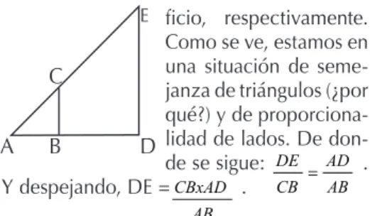 Fig. 17: División de un segmento en n partes
