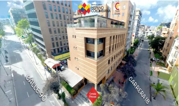 Figura 2: Oficina principal de la Cámara de Comercio Hispano Colombiana  Tomado de  http://190.85.74.51/tour360/instalaciones.html  