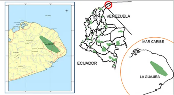 Figura 14: Localización del PNN Macuira  Fuente: parquesnacionales.gov.co 