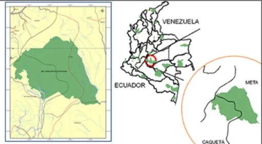 Figura 17: Localización PNN Cordillera de los Picachos. 