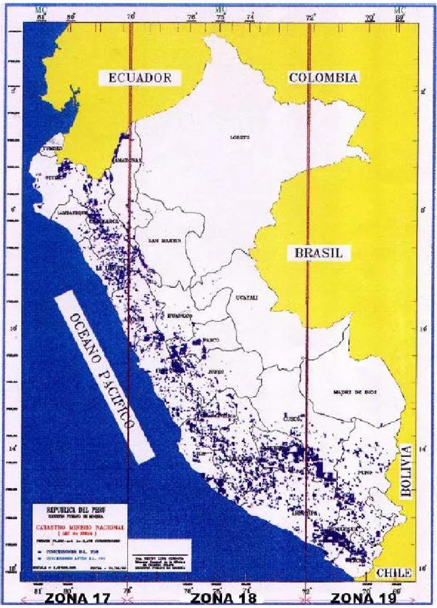 Figura 13: zonas de Influencia en el Perú. 