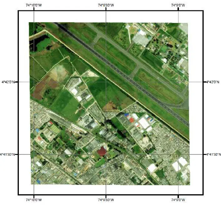 Figura 29. Mapa. Nueva imagen RGB, fusionada a partir de la transformada Ridgelet y Curvelet 