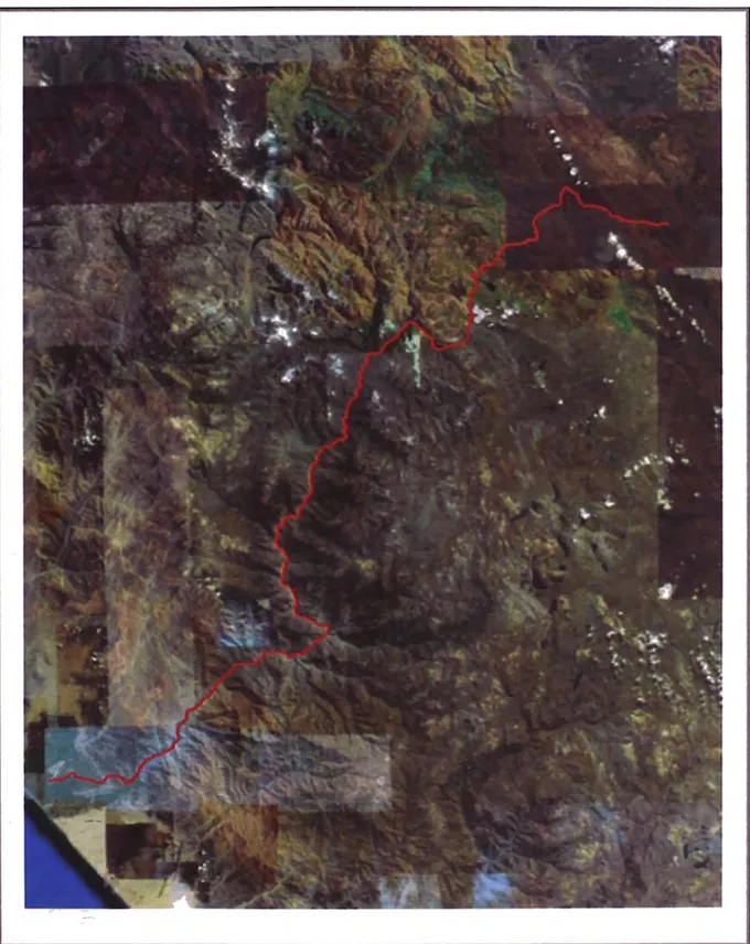 Figura A.1  Alineamiento de la Carretera Cañete - Lunahuaná - Chupaca 
