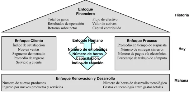 Figura 3. Ejemplo de Navegador de Skandia para una empresa de seguros.