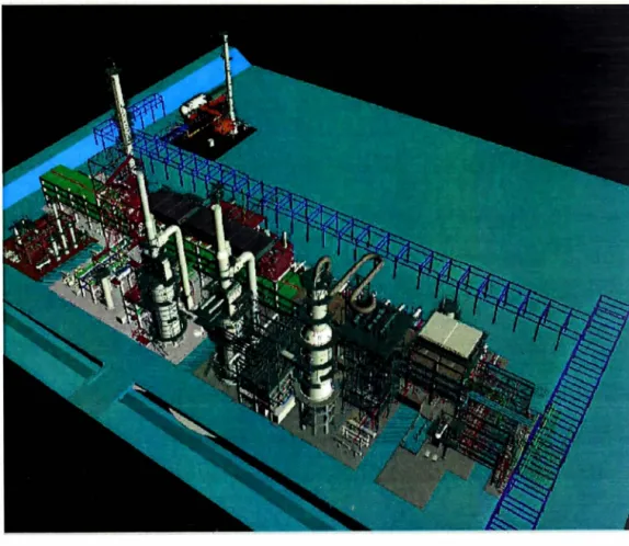 Figura 1.1: Nueva unidad de destilación al vacío a construir  Fuente:  Maqueta electrónica ampliación/ Informes lctesa 