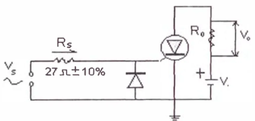 Fig.  1 O  Circuito básico para cebar en CA 