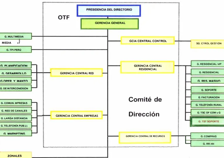 Figura N º 1:  Estructura Orgánica 
