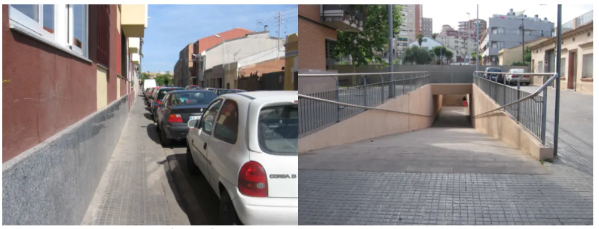 Figure 3:  unsafe public spaces, El Congost. 