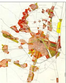 Figura 03-18: Plano del PGOU de Valencia y su comarca Fuente: año 1966