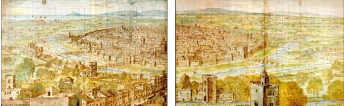 Figura 03-07: Ilustración de las Huertas de Mestalla Fuente: Padre Tosca, año 1722