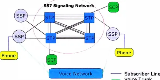 Fig. 1.4 Red de Señalización SS? (16] 