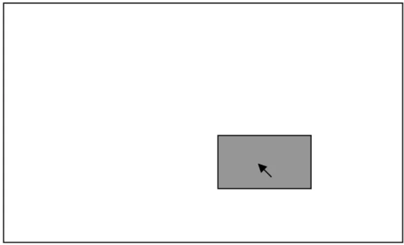 Fig. 7.9 El objeto se ha “movido dentro” del “contenedor” y el ratón se suelta. 