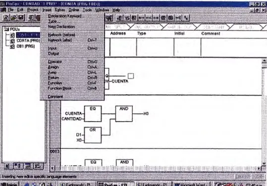 Fig. 3.12 Ejecutando el comando Insert 