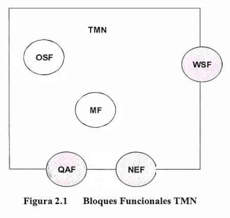 Figura 2.1  Bloques Funcionales TMN 