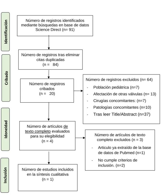 Figura 8. Diagrama PRISMA Science Direct. 