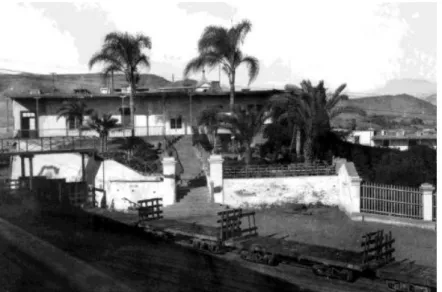 Foto de la antigua ubicación de los rieles. 