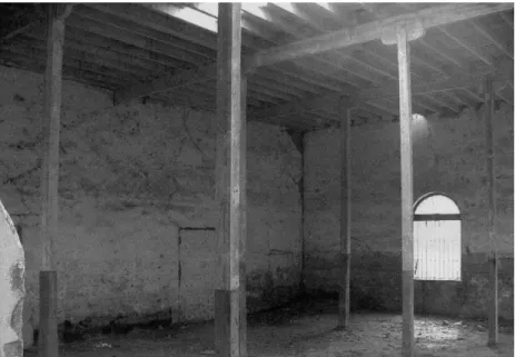 Foto del interior de la Caballeriza. 