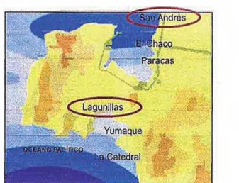 Fig. 2.  Zona evaluada -  Lagunillas, San Andrés