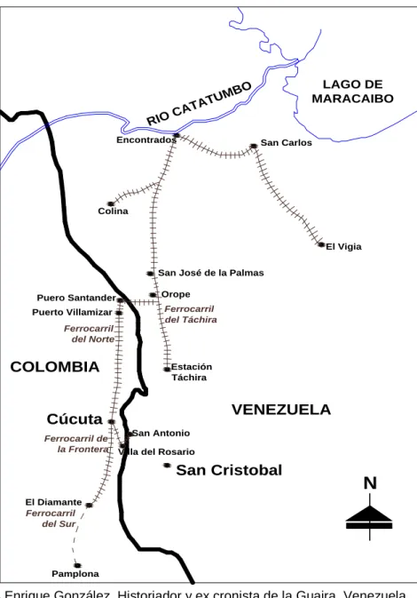 Figura 2. Ferrocarril de Cúcuta 