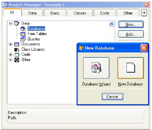 Figura 10. Creando una base de datos.