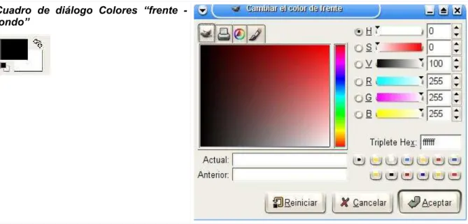 Cuadro   de   diálogo   Colores   “frente   - -fondo”