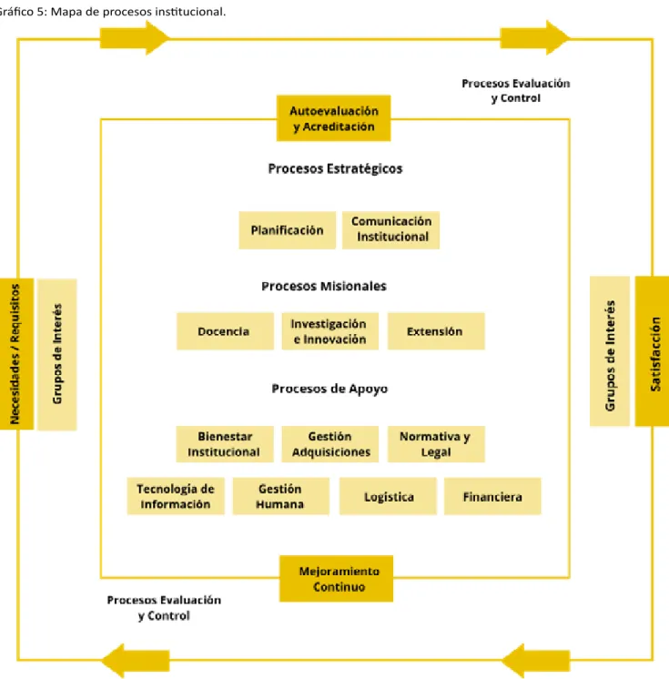 Gráfico 5: Mapa de procesos institucional.