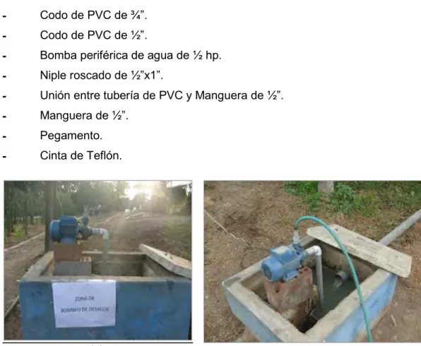 Figura 11. Captación del Agua Residual para la dilución del Lixiviado. 