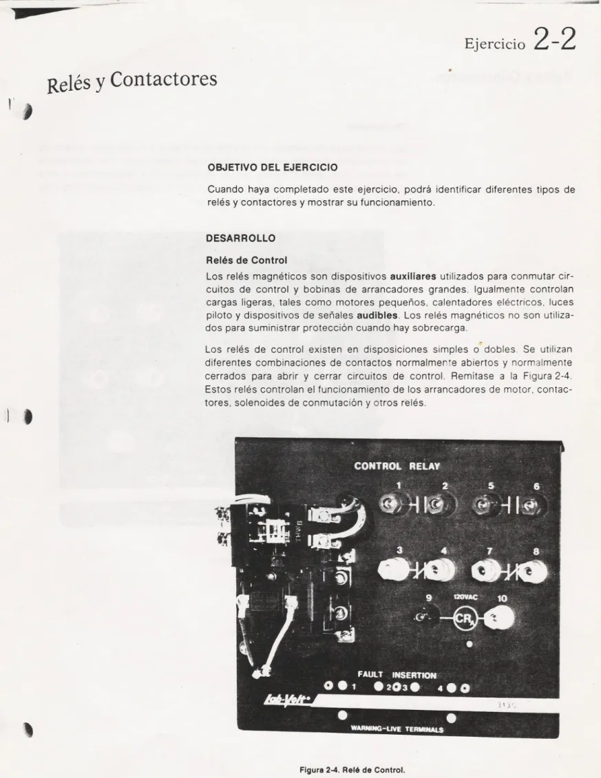 Figura 2-4. Relé de Control.