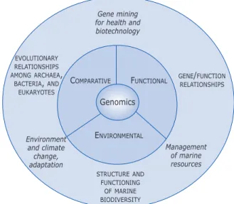 Figure 5.2: Structure of the joint research activity of the Marine Genomics Europe Network of Excellence 1