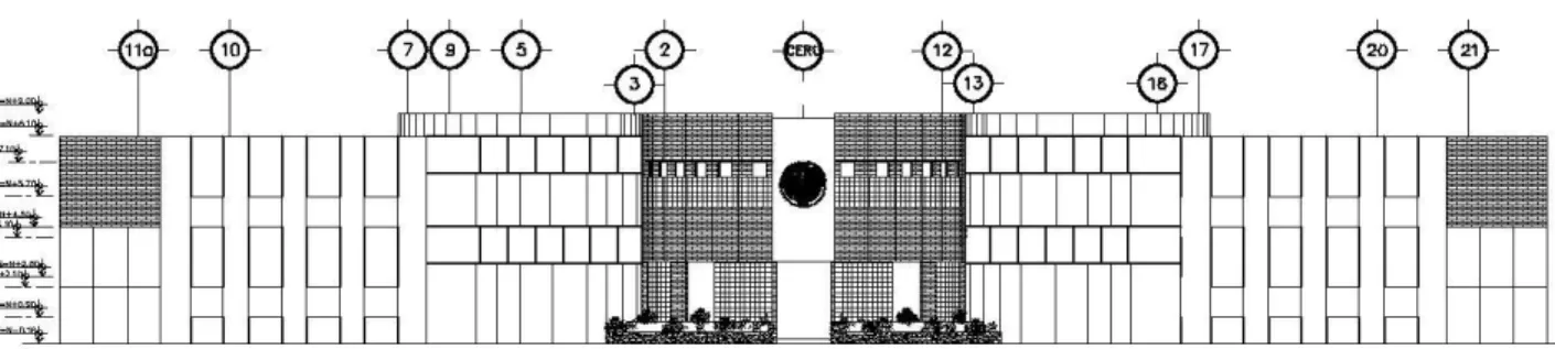 Fig. 9 Fachada principal 