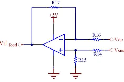 Figura 3.19: Resta de V op al sensor de efecto Hall.